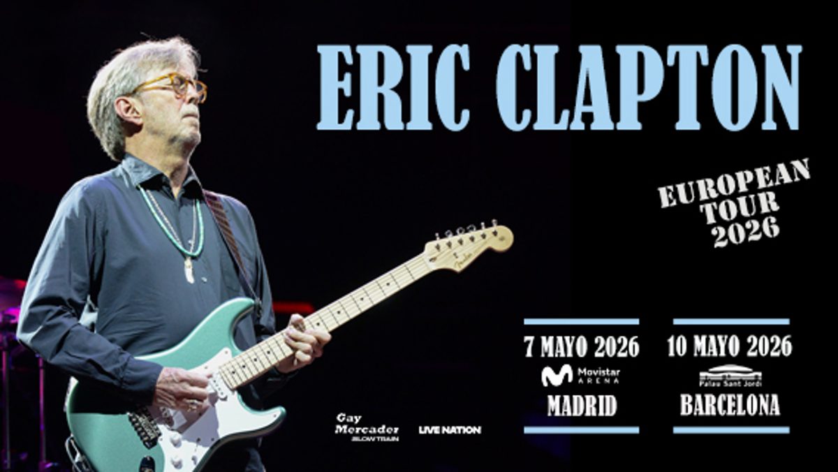 Eric Clapton regresa a España después de más de 20 años con dos conciertos únicos en Madrid y en Barcelona