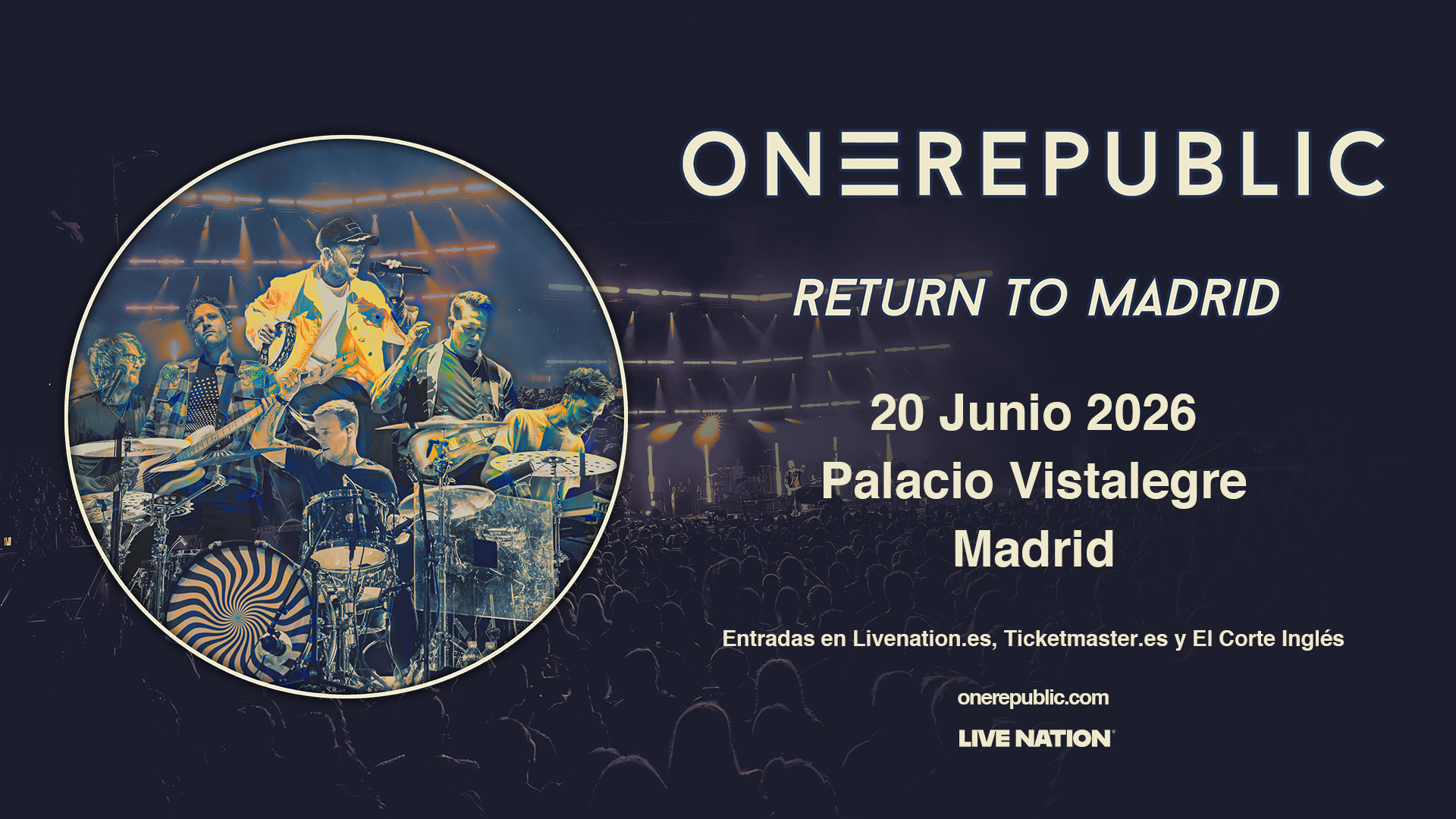 Onerepublic confirma su única fecha en España el 20 de junio en Madrid