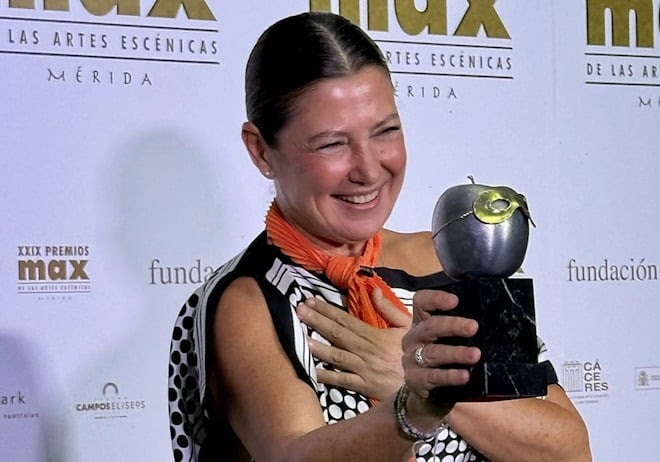 El espectáculo vuela de Sara Baras recibe el premio Máx aplauso del público