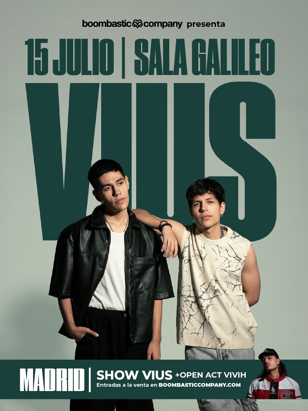 VIUS anuncia su primer concierto en España: el dúo argentino actuará el 15 de julio en la Sala Galileo Galilei de Madrid