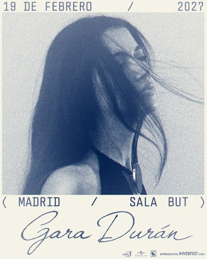 Gara Durán ofrecerá un concierto el 19 de febrero en la Sala But en Madrid