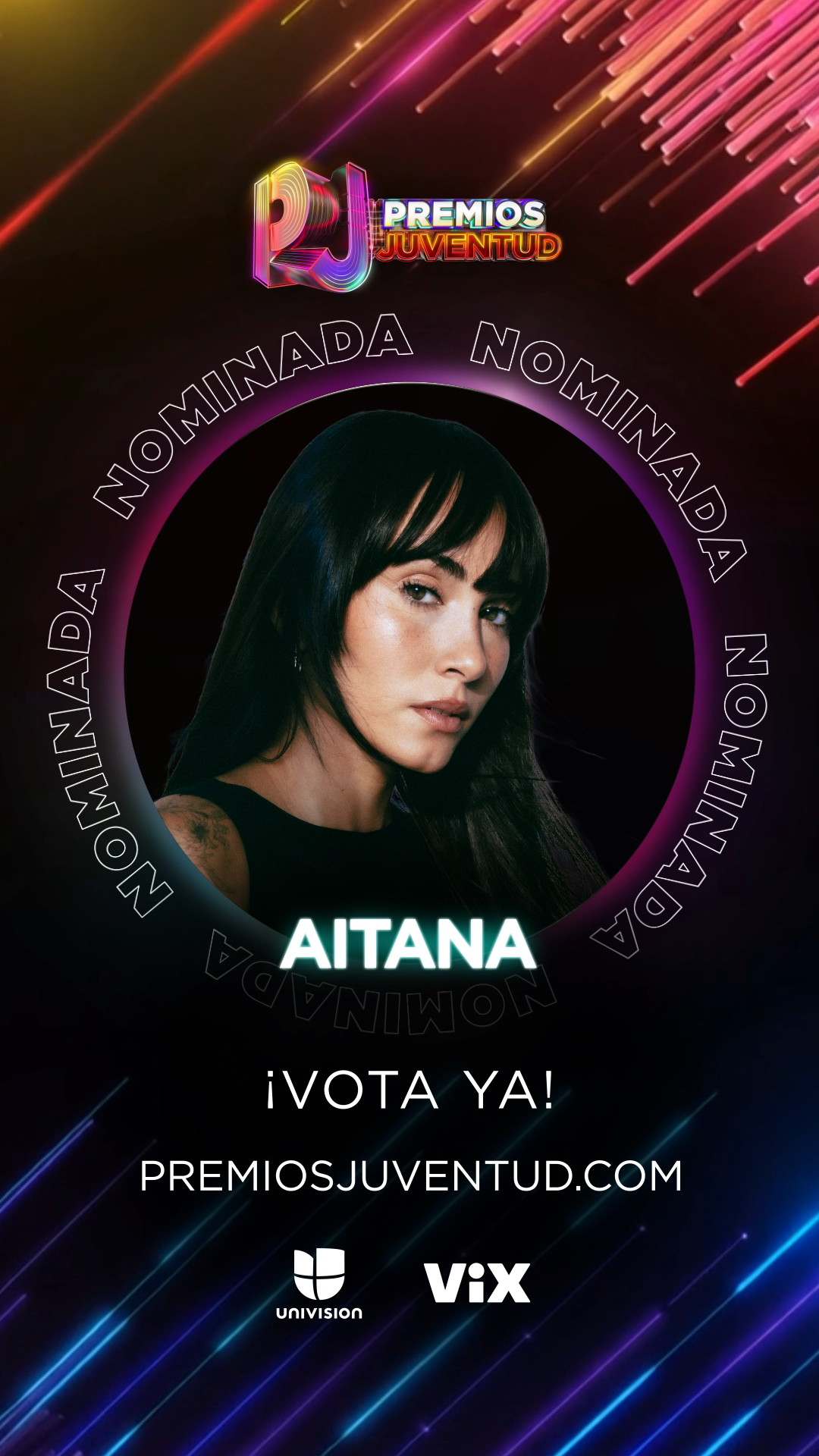 Aitana recibe cuatro nominaciones a premios juventud 2026 consolidando su proyección internacional