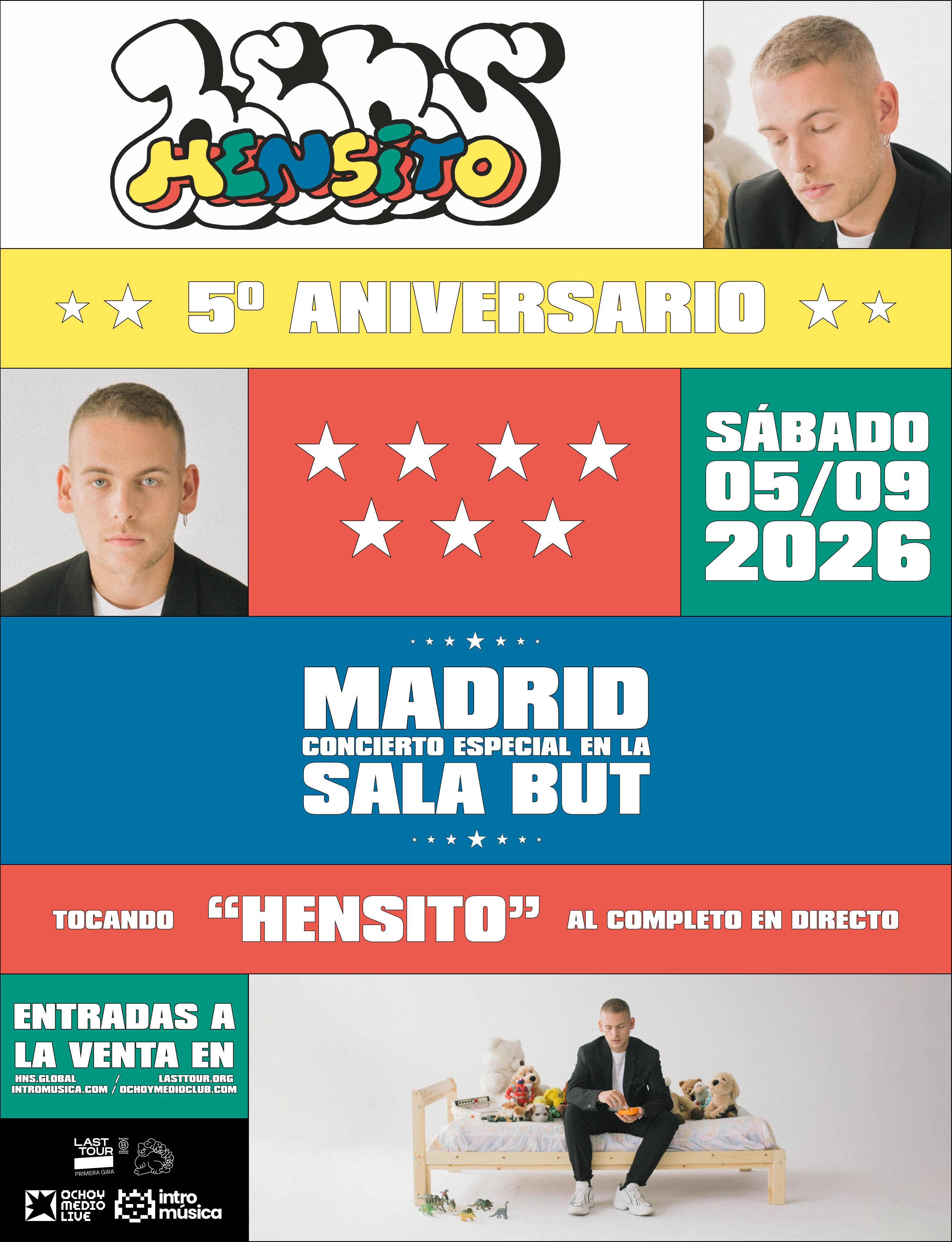 Hens celebrará el aniversario de ‘Hensito’ con un concierto único en Madrid